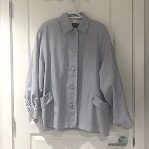 Babaton light blue oversized jacket